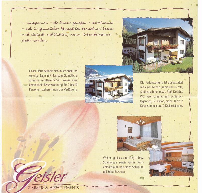 Appartement Geisler Finkenberg Exterior foto